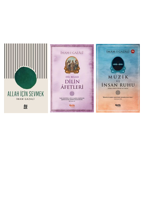 İmam Gazali Allah İçin Sevmek +2 Adet Kitap Set