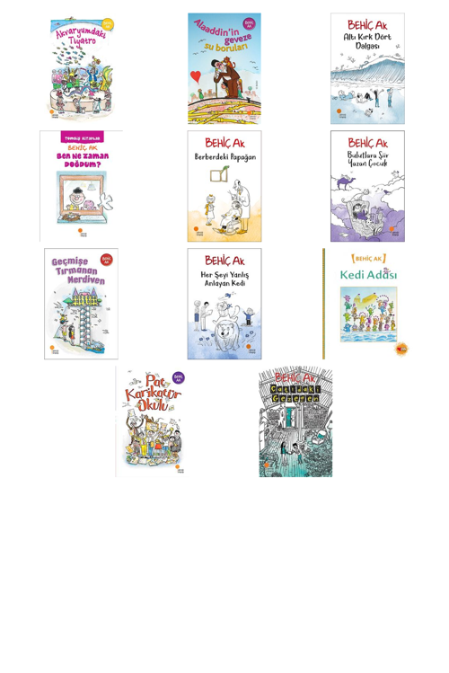 Behiç Ak Akvaryumdaki Tiyatro +10 Adet Kitap Set