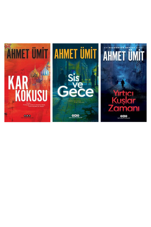 Ahmet Ümit Kar Kokusu +2 Adet Kitap Set