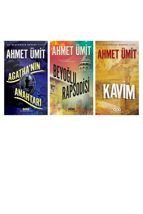 Ahmet Ümit Agatha'nın Anahtarı +2 Adet Kitap Set