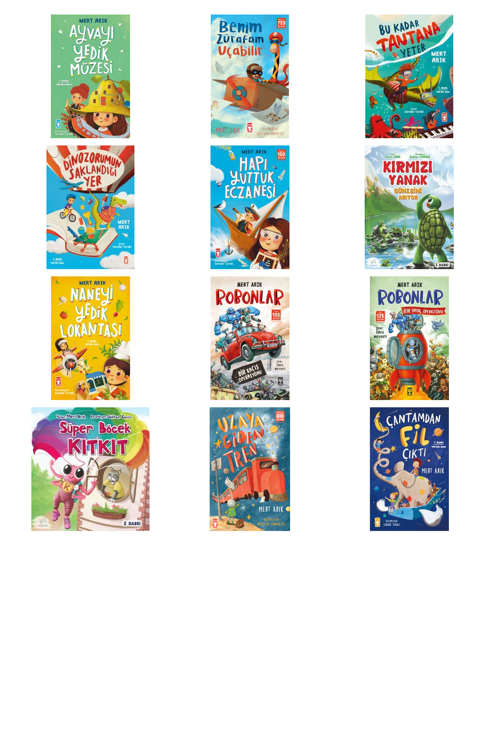 Mert Arık Ayvayı Yedik Müzesi +11 Adet Kitap Set