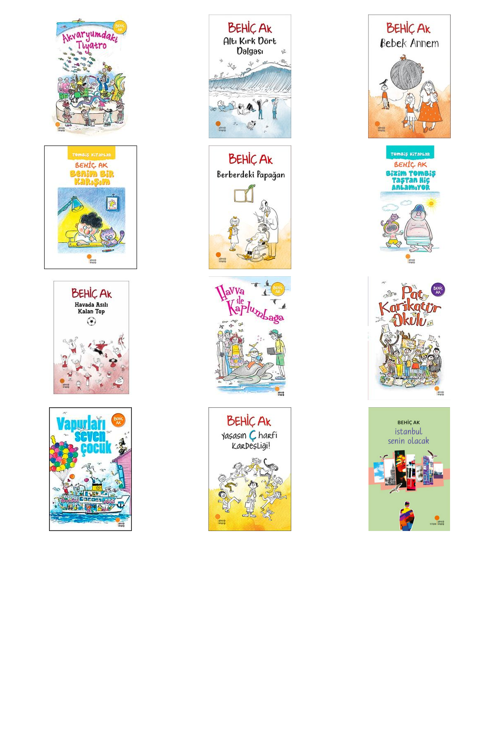 Behiç Ak Akvaryumdaki Tiyatro +11 Adet Kitap Set