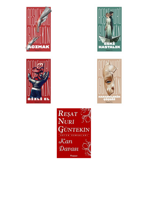 Reşat Nuri Güntekin Acımak +4 Adet Kitap Set