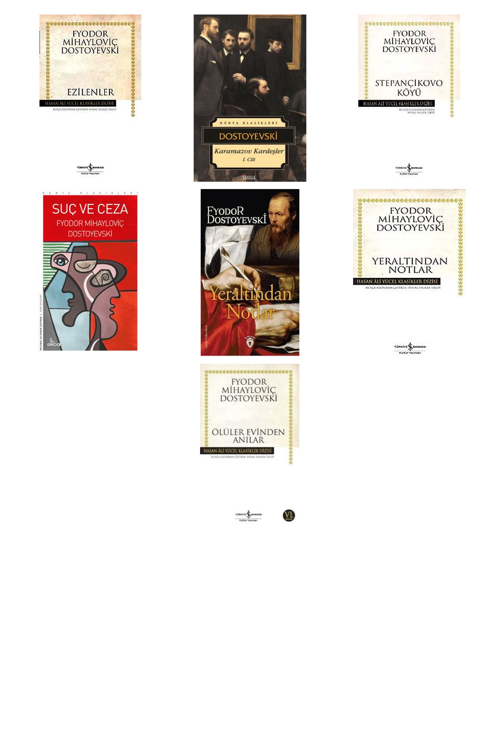 Fyodor Mihailoviç Dostoyevski Ezilenler (Karton Kapak) +6 Adet Kitap Set