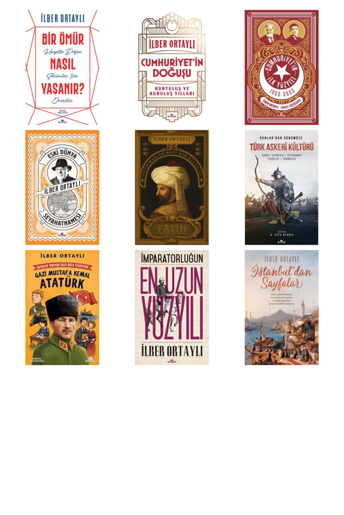 Prof. Dr. İlber Ortaylı,Şermin Yaşar Bir Ömür Nasıl Yaşanır? & Hayatta Doğru +8 Adet Kitap Set