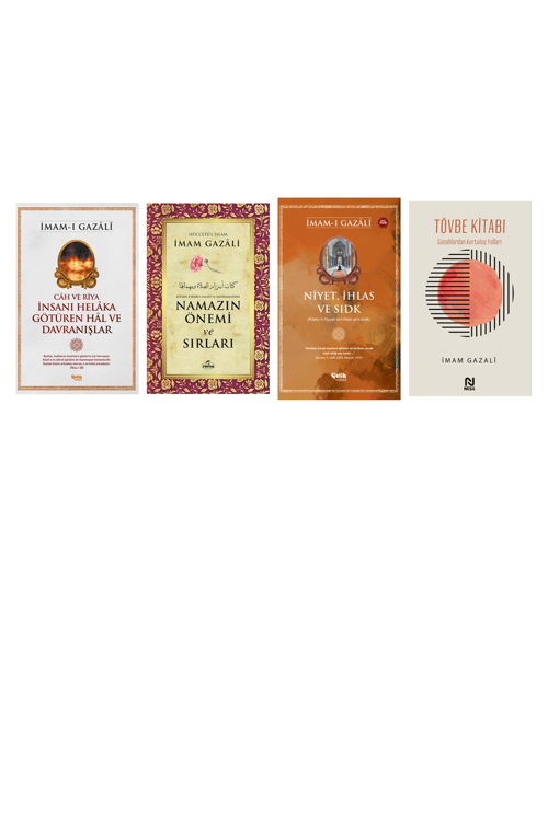 İmam Gazali Cah ve Riya İnsanı Helaka Götüren Hal ve +3 Adet Kitap Set
