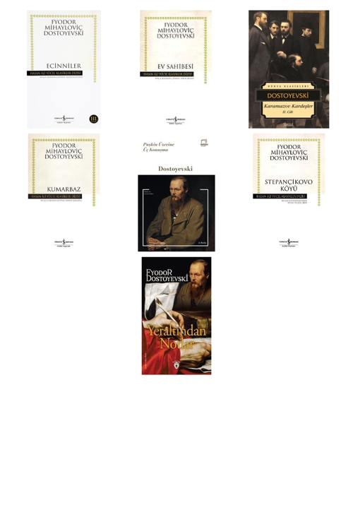 Fyodor Mihailoviç Dostoyevski Ecinniler (Karton Kapak) +6 Adet Kitap Set