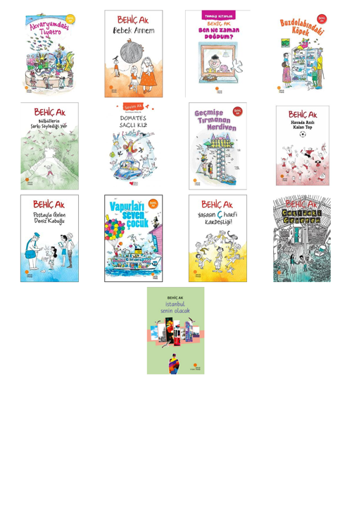 Behiç Ak Akvaryumdaki Tiyatro +12 Adet Kitap Set