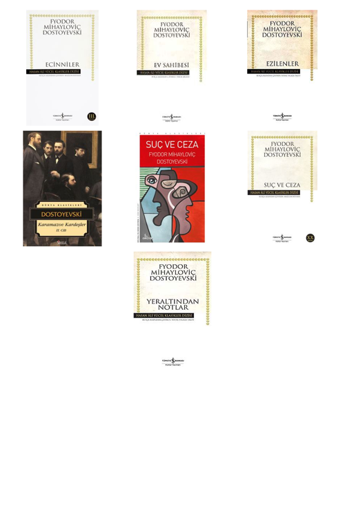 Fyodor Mihailoviç Dostoyevski Ecinniler (Karton Kapak) +6 Adet Kitap Set