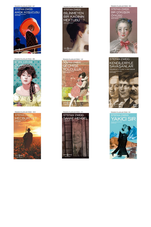 Stefan Zweig Amok Koşucusu +8 Adet Kitap Set