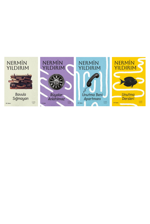 Nermin Yıldırım Bavula Sığmayan (Karton Kapak) +3 Adet Kitap Set