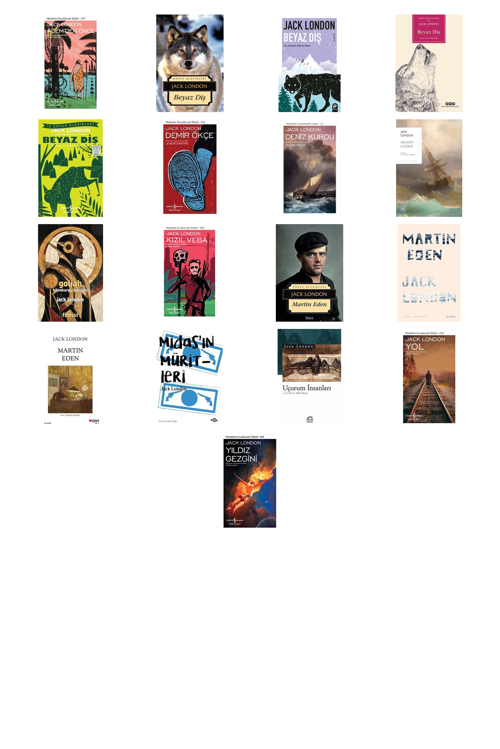 Jack London Ademden Önce +16 Adet Kitap Set