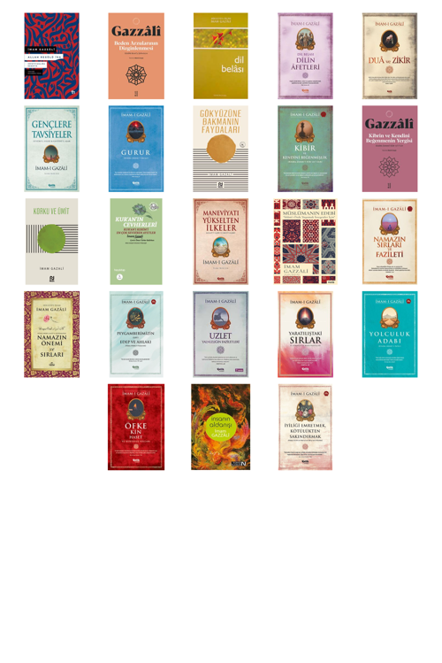 İmam Gazali Allah Resûlü İsa & Hristiyanlığa Reddiye +22 Adet Kitap Set