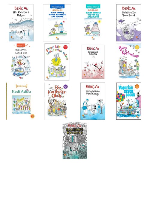 Behiç Ak Altı Kırk Dört Dalgası +12 Adet Kitap Set