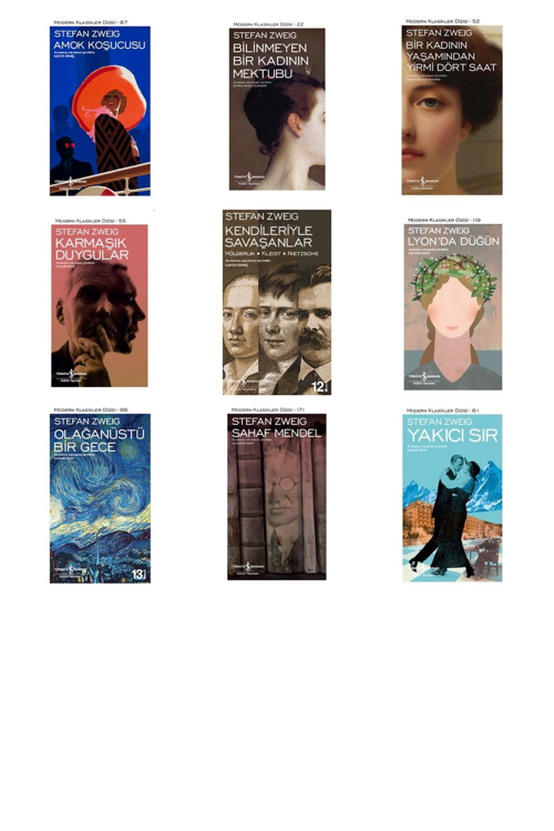 Stefan Zweig Amok Koşucusu +8 Adet Kitap Set
