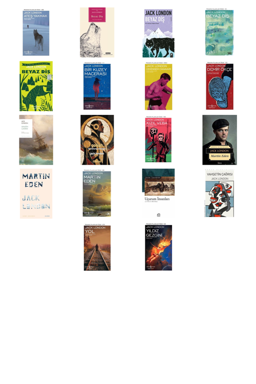 Jack London Ateş Yakmak +17 Adet Kitap Set