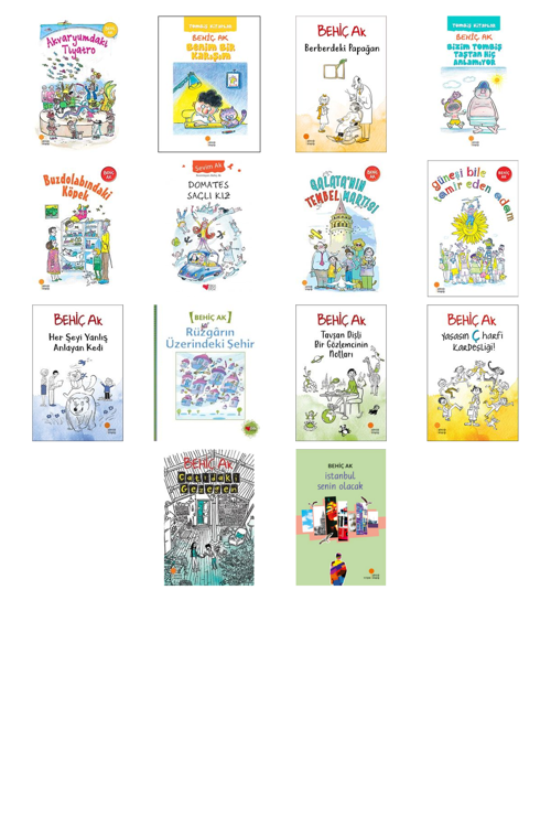 Behiç Ak Akvaryumdaki Tiyatro +13 Adet Kitap Set