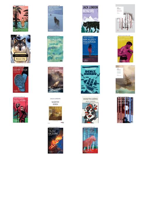 Jack London Ademden Önce +17 Adet Kitap Set
