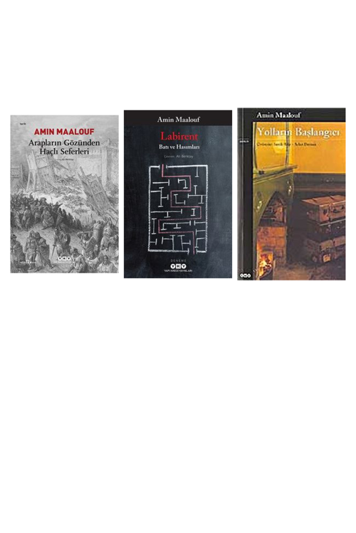Amin Maalouf Arapların Gözünden Haçlı Seferleri +2 Adet Kitap Set