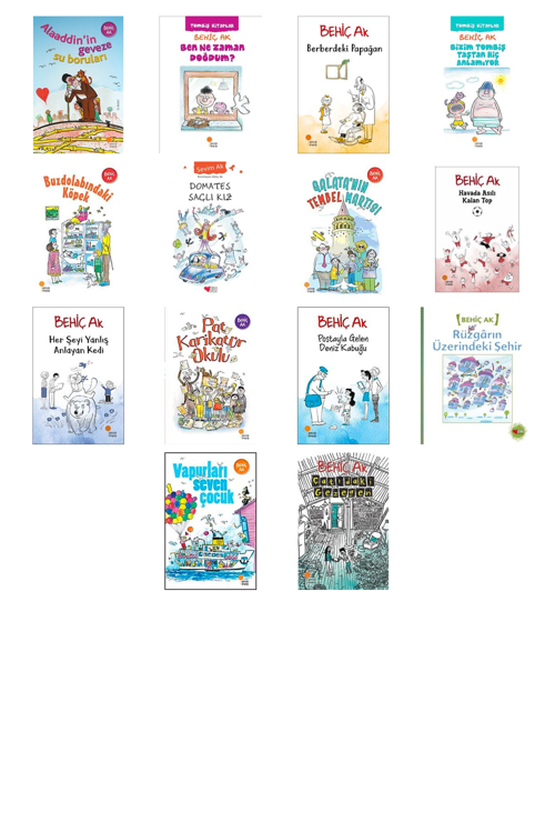 Behiç Ak Alaaddin'in Geveze Su Boruları +13 Adet Kitap Set
