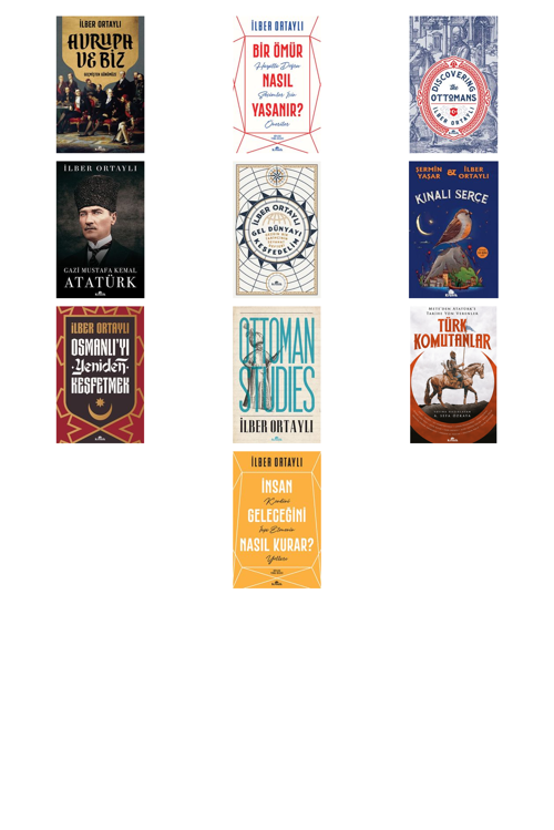 Prof. Dr. İlber Ortaylı,Şermin Yaşar Avrupa ve Biz & Geçmişten Günümüze +9 Adet Kitap Set