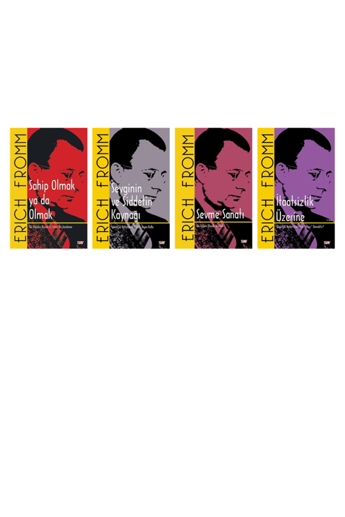 Erich Fromm Sahip Olmak ya da Olmak +3 Adet Kitap Set
