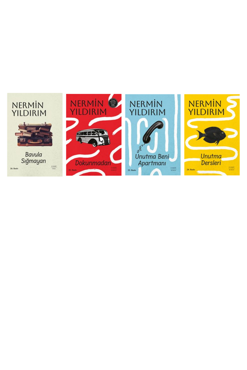 Nermin Yıldırım Bavula Sığmayan (Ciltli) +3 Adet Kitap Set