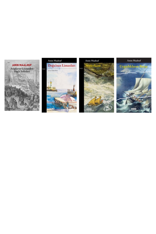 Amin Maalouf Arapların Gözünden Haçlı Seferleri +3 Adet Kitap Set