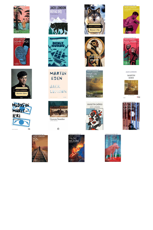 Jack London Ademden Önce +18 Adet Kitap Set
