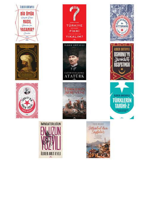 Prof. Dr. İlber Ortaylı,Şermin Yaşar Bir Ömür Nasıl Yaşanır? & Hayatta Doğru +10 Adet Kitap Set