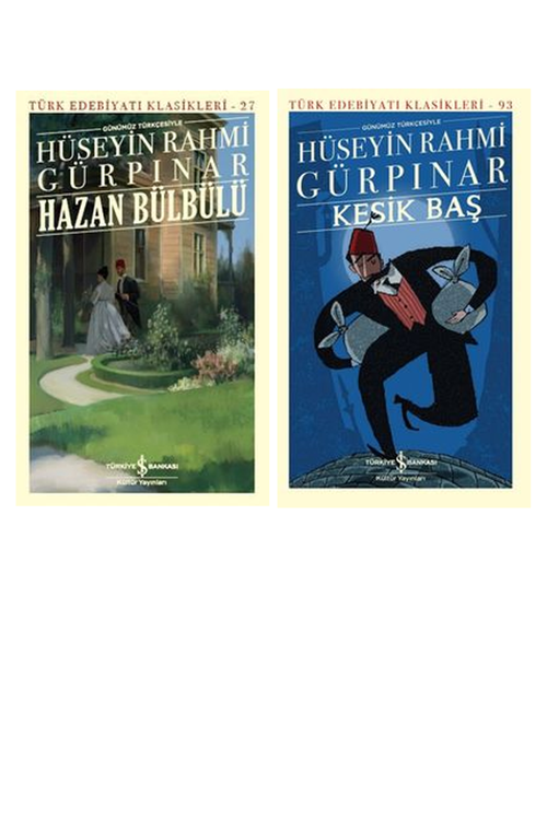 Hüseyin Rahmi Gürpınar Hazan Bülbülü Günümüz Türkçesiyle +1 Adet Kitap Set