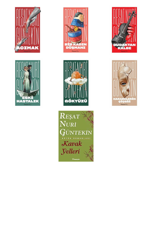 Reşat Nuri Güntekin Acımak +6 Adet Kitap Set