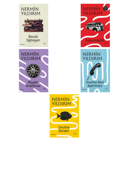 Nermin Yıldırım Bavula Sığmayan (Karton Kapak) +4 Adet Kitap Set