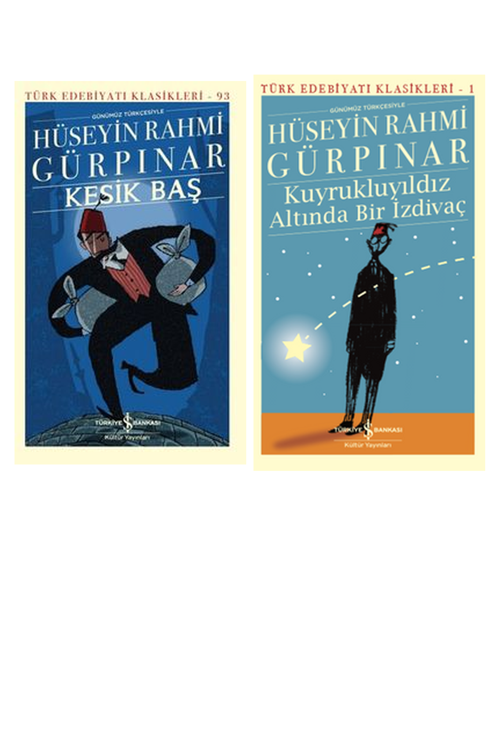 Hüseyin Rahmi Gürpınar Kesik Baş +1 Adet Kitap Set