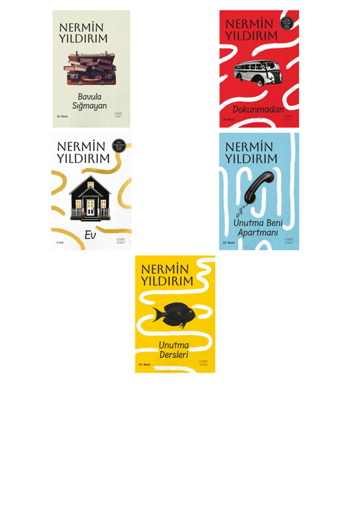 Nermin Yıldırım Bavula Sığmayan (Ciltli) +4 Adet Kitap Set