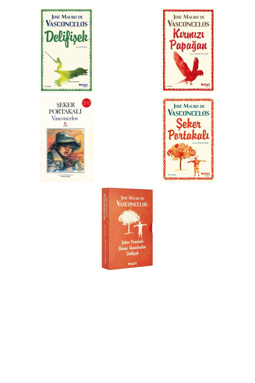 Jose Mauro De Vasconcelos Delifişek +4 Adet Kitap Set