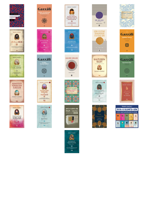 İmam Gazali Allah Resûlü İsa & Hristiyanlığa Reddiye +25 Adet Kitap Set