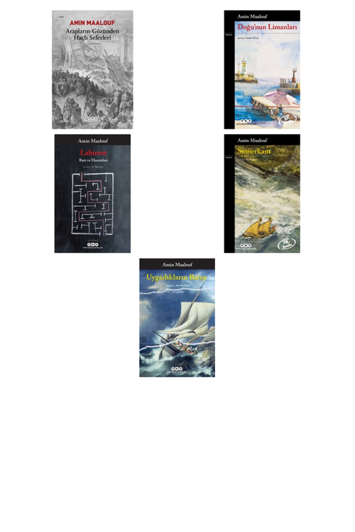 Amin Maalouf Arapların Gözünden Haçlı Seferleri +4 Adet Kitap Set