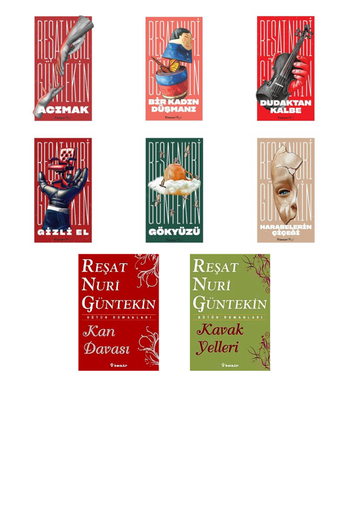 Reşat Nuri Güntekin Acımak +7 Adet Kitap Set