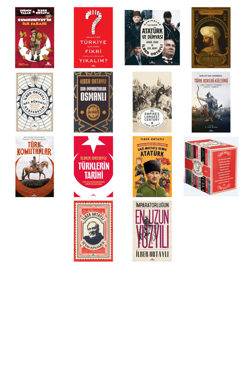 Prof. Dr. İlber Ortaylı,Şermin Yaşar Cumhuriyet'in İlk Sabahı +13 Adet Kitap Set