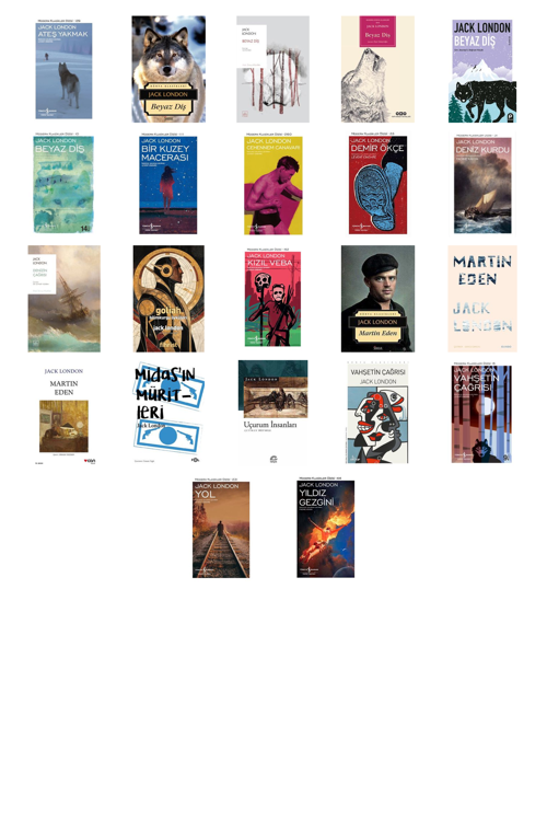 Jack London Ateş Yakmak +21 Adet Kitap Set