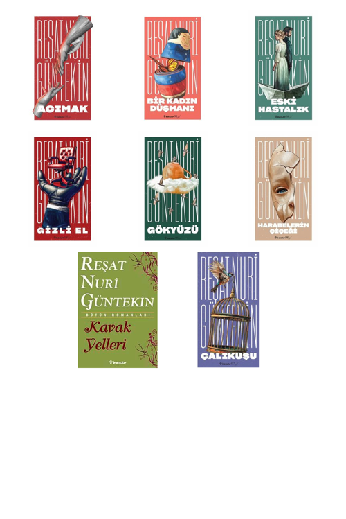 Reşat Nuri Güntekin Acımak +7 Adet Kitap Set