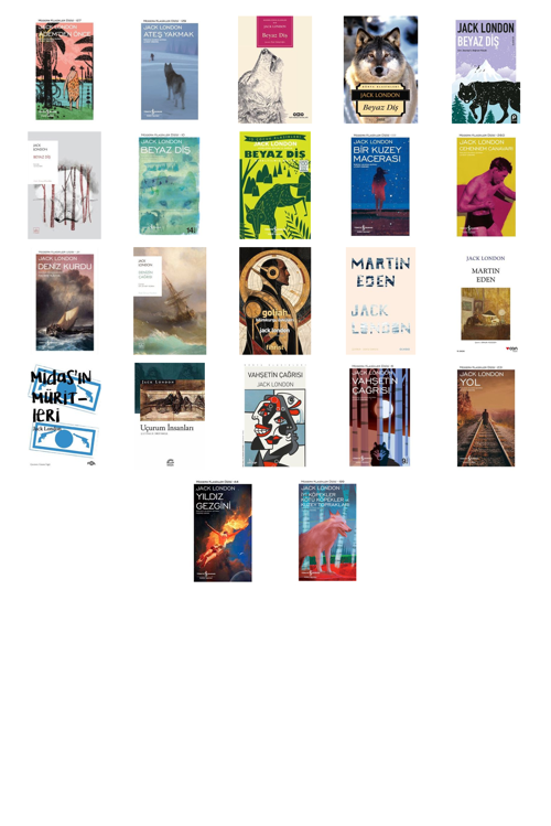 Jack London Ademden Önce +21 Adet Kitap Set