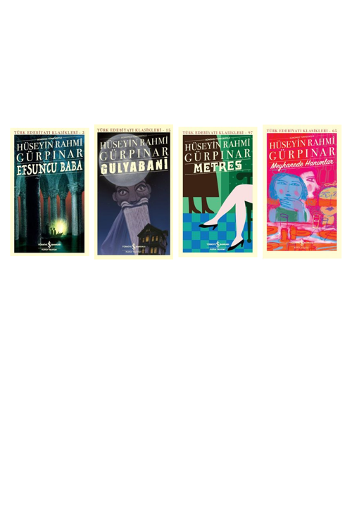Hüseyin Rahmi Gürpınar Efsuncu Baba +3 Adet Kitap Set