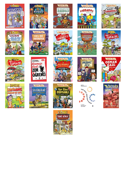 Metin Özdamarlar Akşemseddin & Ömür Boyu Öğrenci +20 Adet Kitap Set