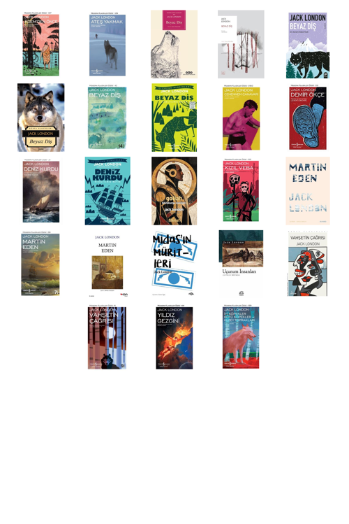 Jack London Ademden Önce +22 Adet Kitap Set