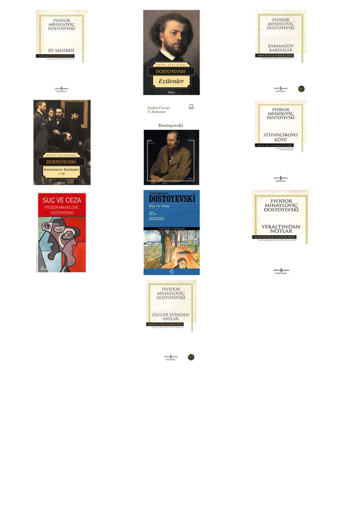 Fyodor Mihailoviç Dostoyevski Ev Sahibesi (Karton Kapak) +9 Adet Kitap Set