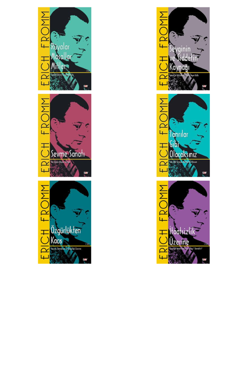 Erich Fromm Rüyalar Masallar Mitler & Sembol Dilinin +5 Adet Kitap Set