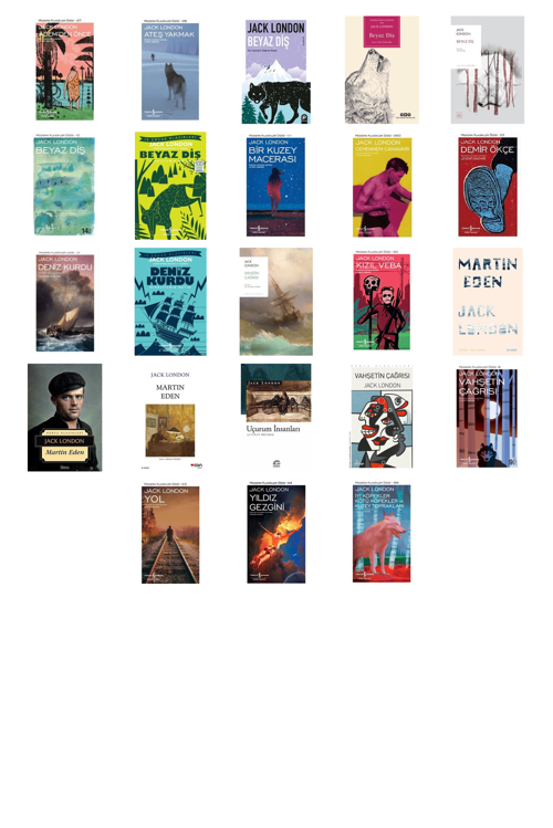 Jack London Ademden Önce +22 Adet Kitap Set