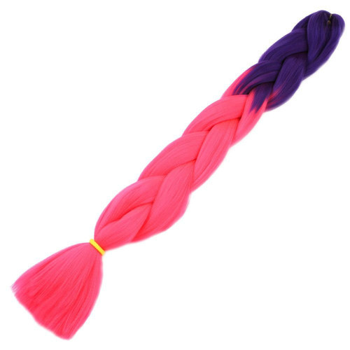 Afrika Örgülük Sen Ombreli 100 Gr. / Mor / Neon Pembe